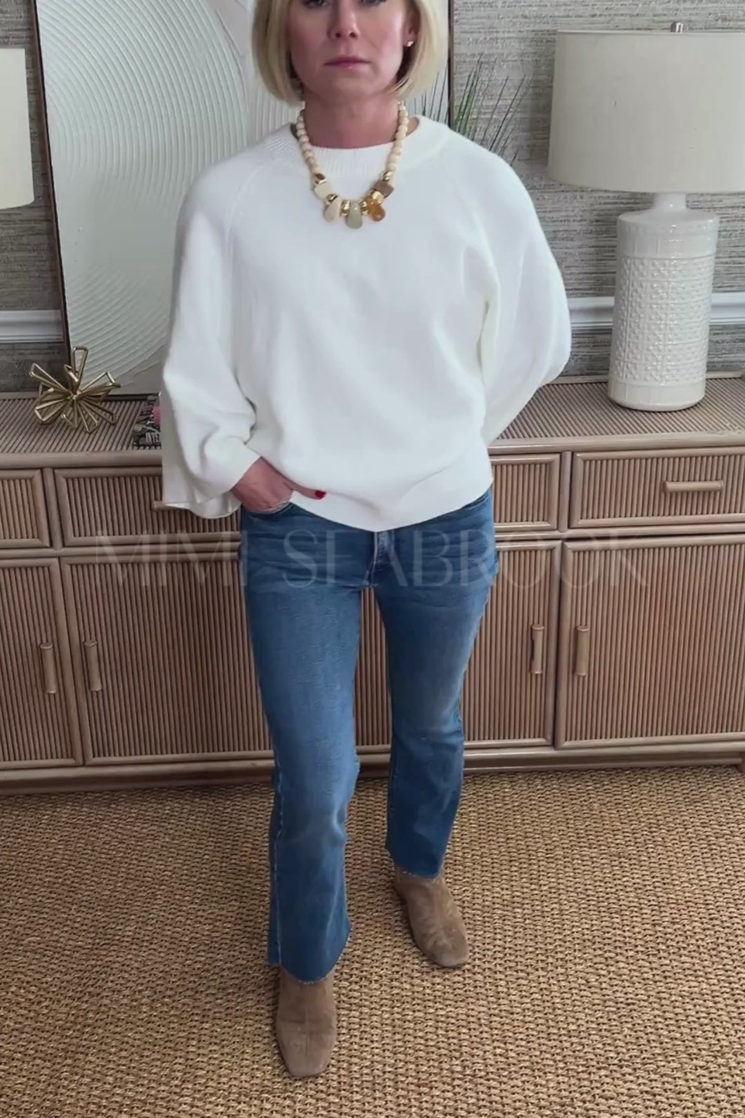 Bonneville sweater, cream