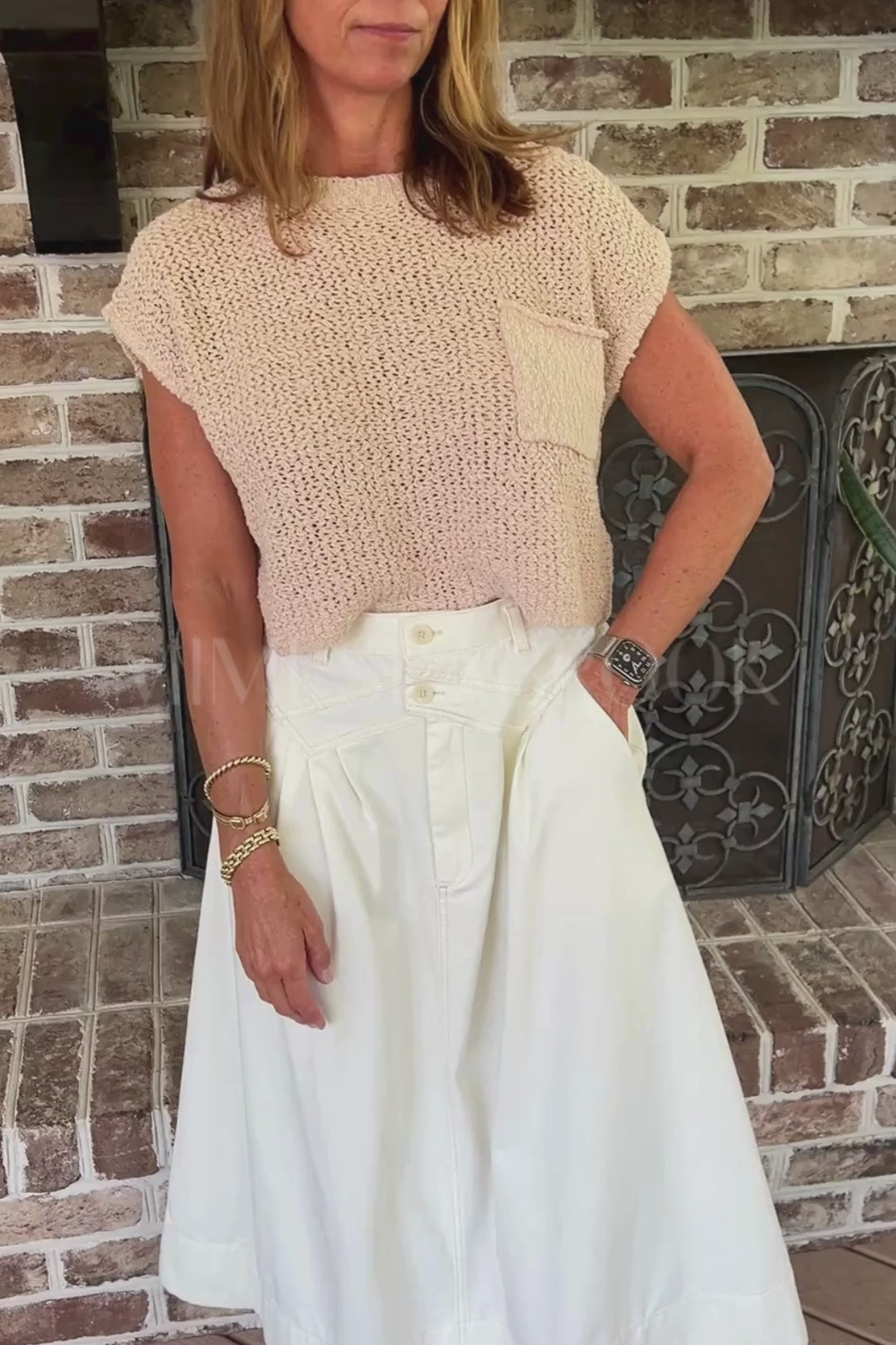 Mary Ann sweater, khaki