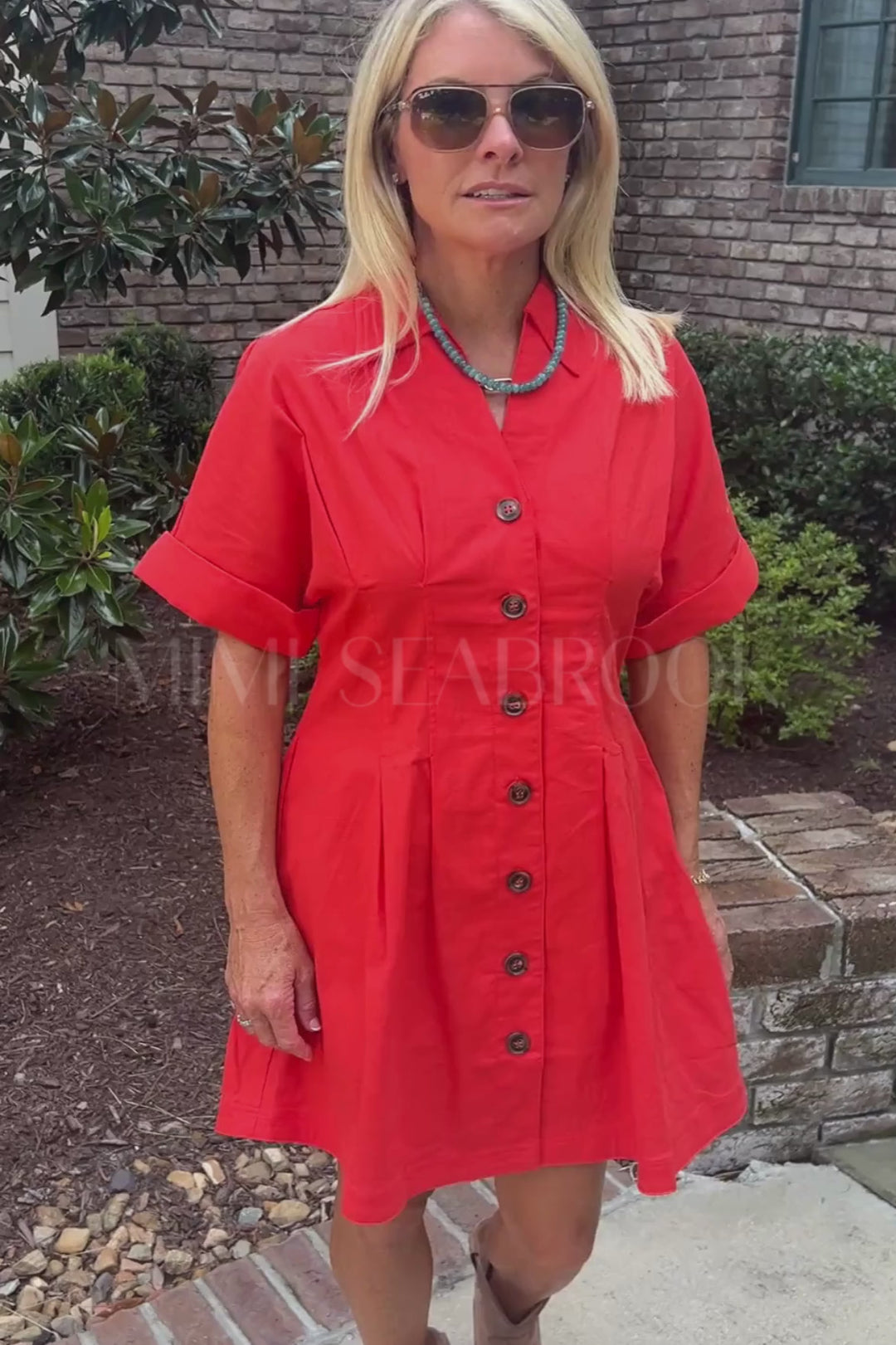 Julie dress, orange