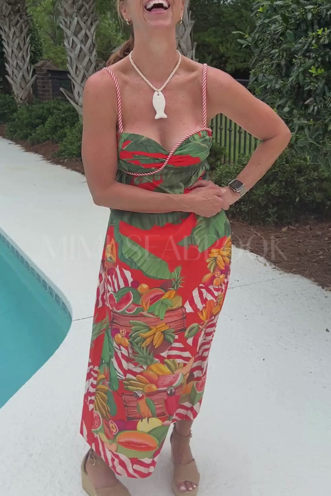 Fruit Trolley Maxi Dress by Farm Rio