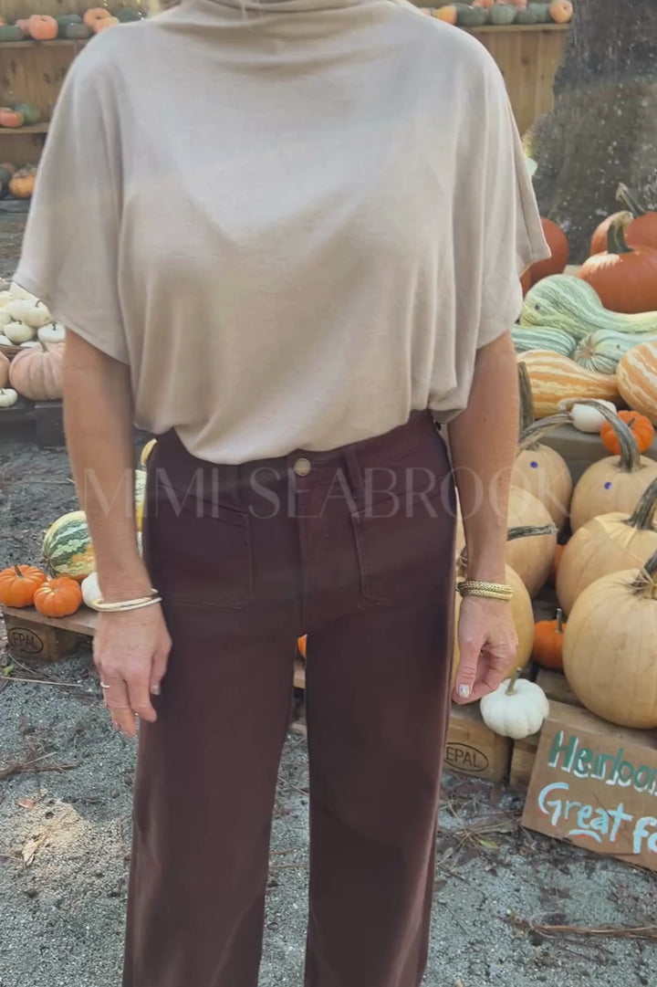 Darton top, taupe