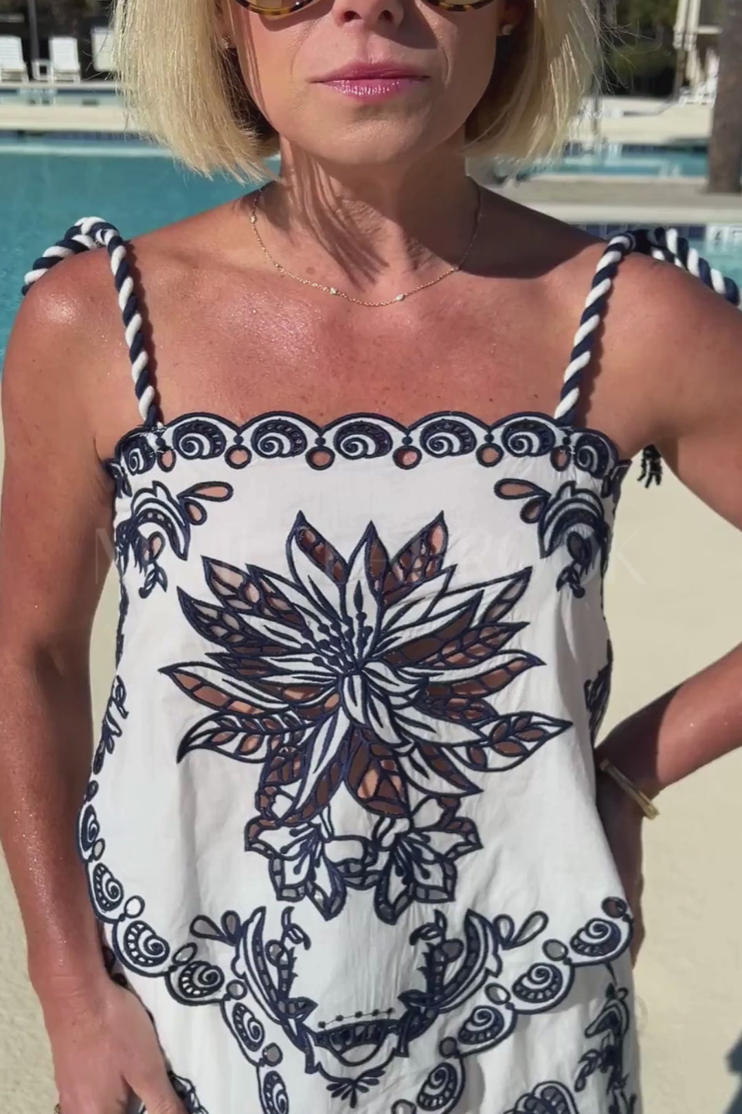 Garden Tiles Richelieu Blouse by Farm Rio