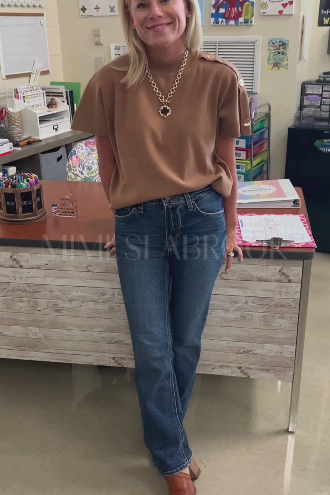 Carissa sweater, coco