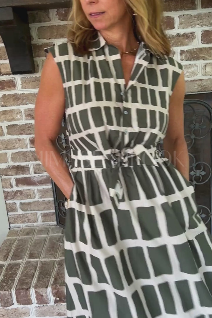 Cape May dress, olive