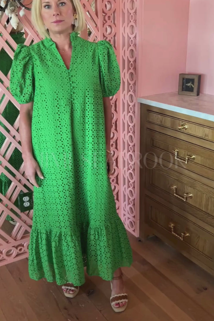 Parish dress, green