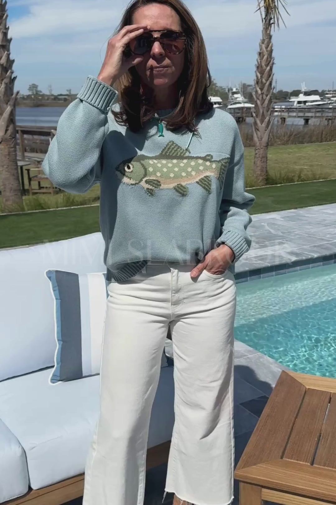 Ellington sweater, blue