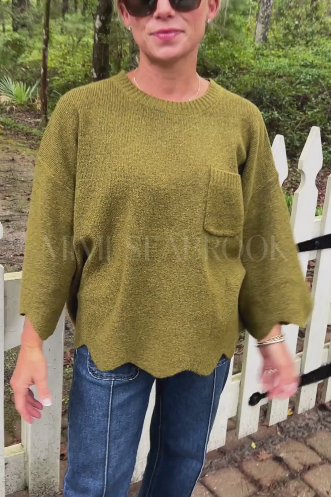 Alicia sweater, olive