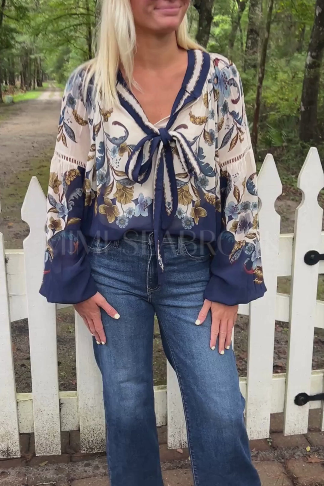 Golden Nature Blouse by Farm Rio