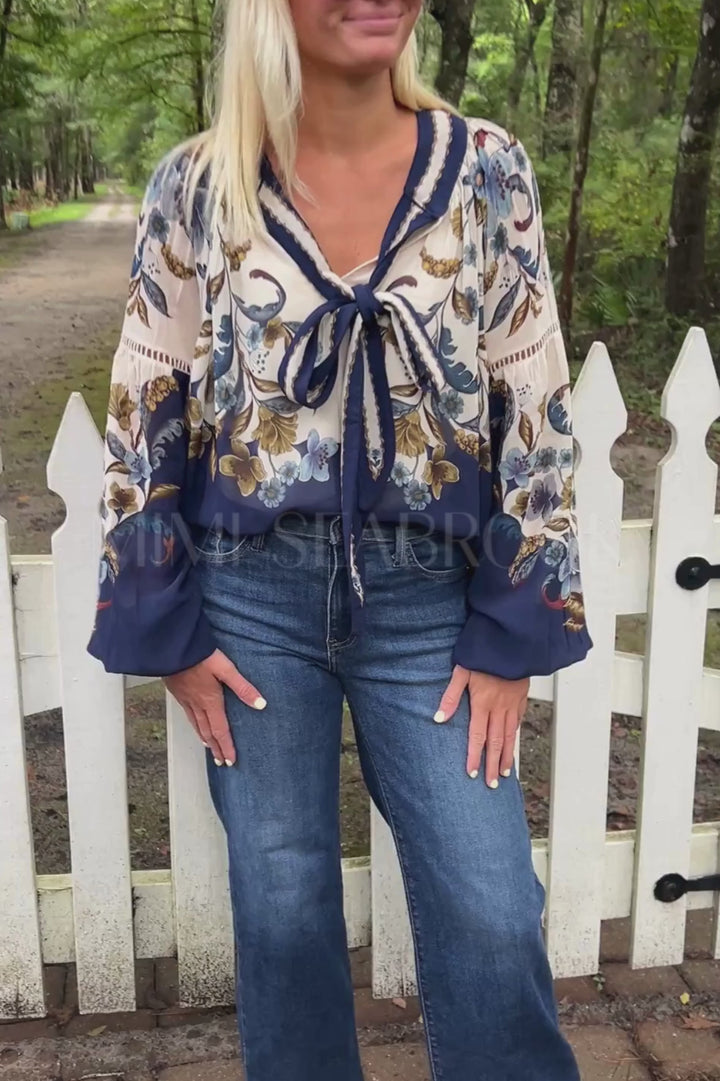 Golden Nature Blouse by Farm Rio