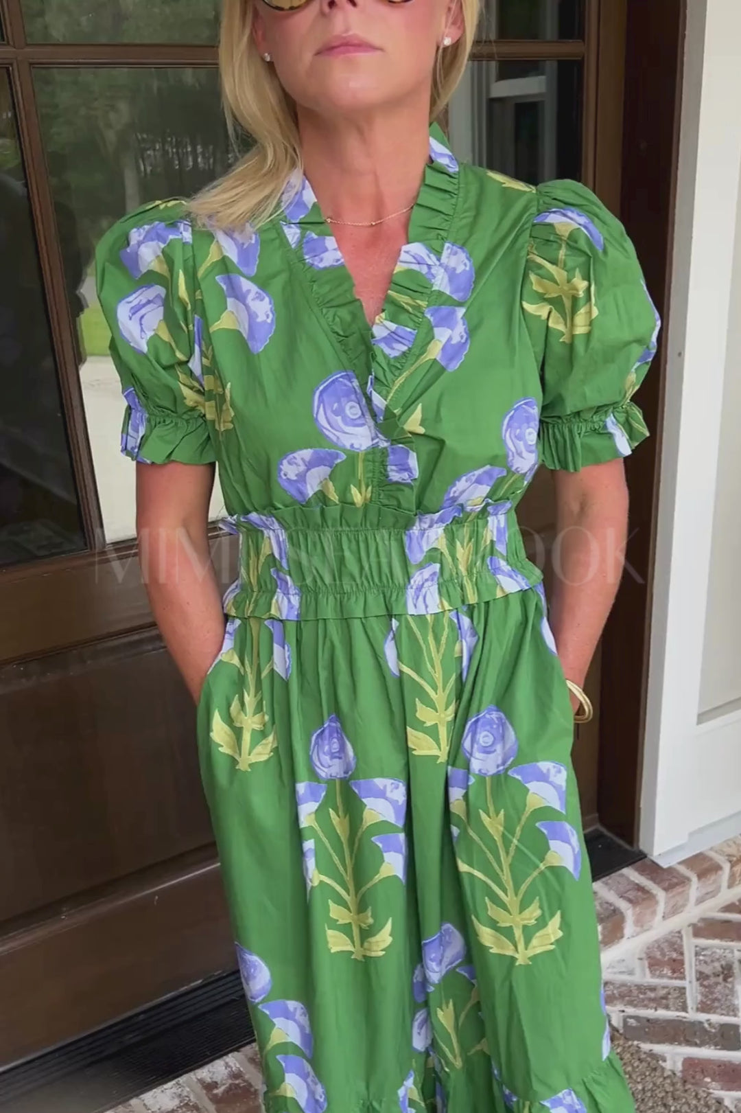 Sandie dress, green