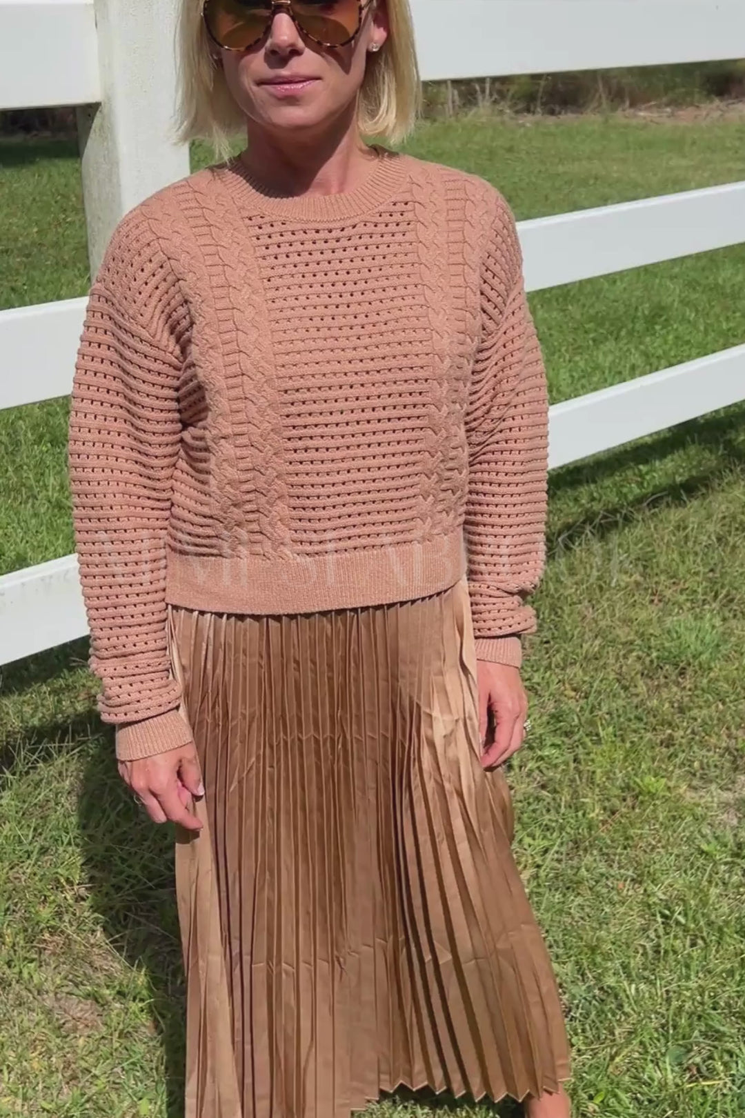 Elian dress, tan