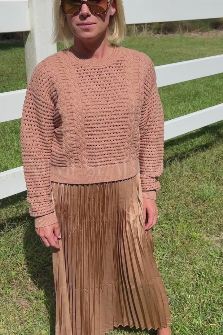 Elian dress, tan