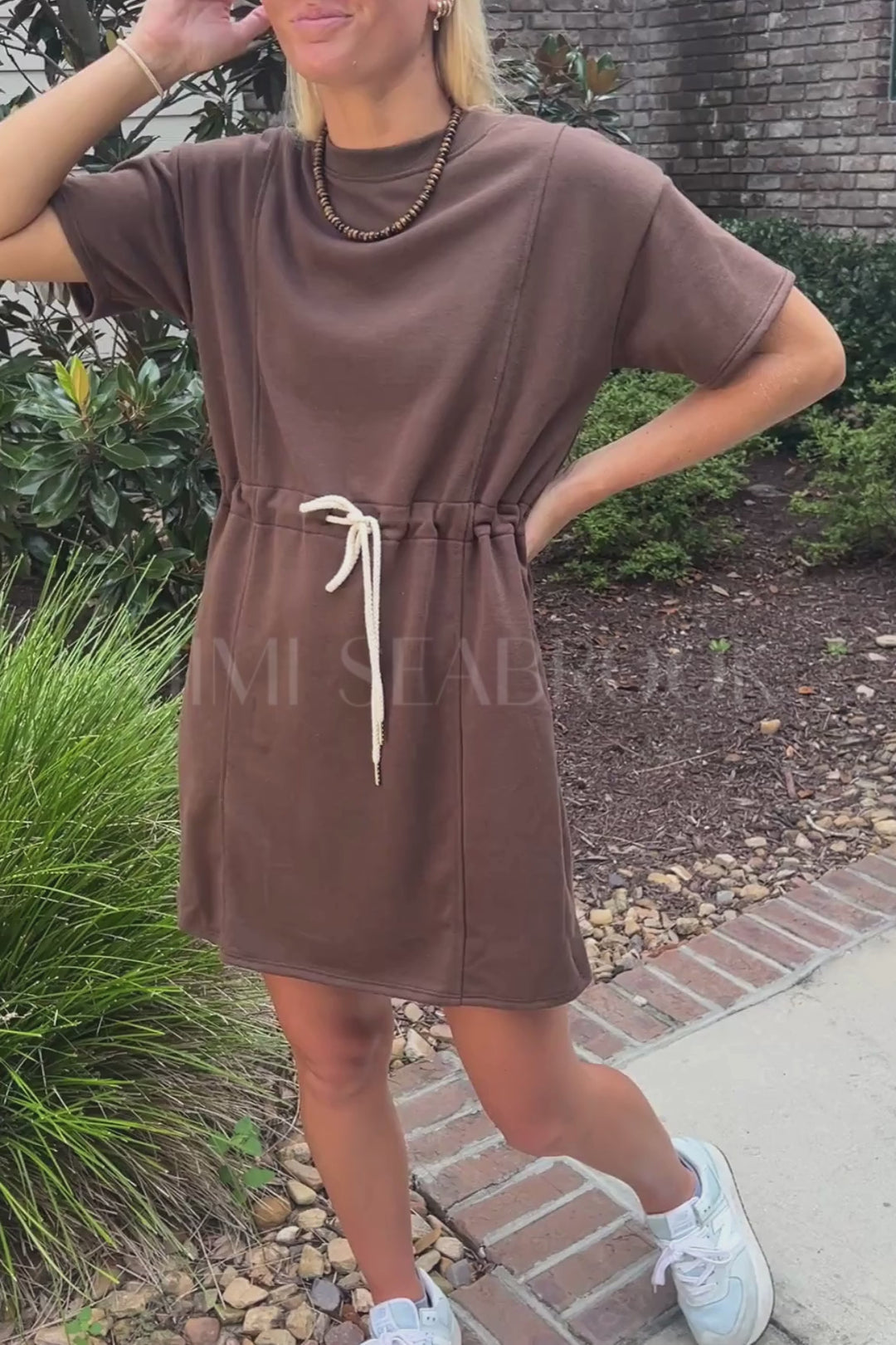 Norton dress, brown