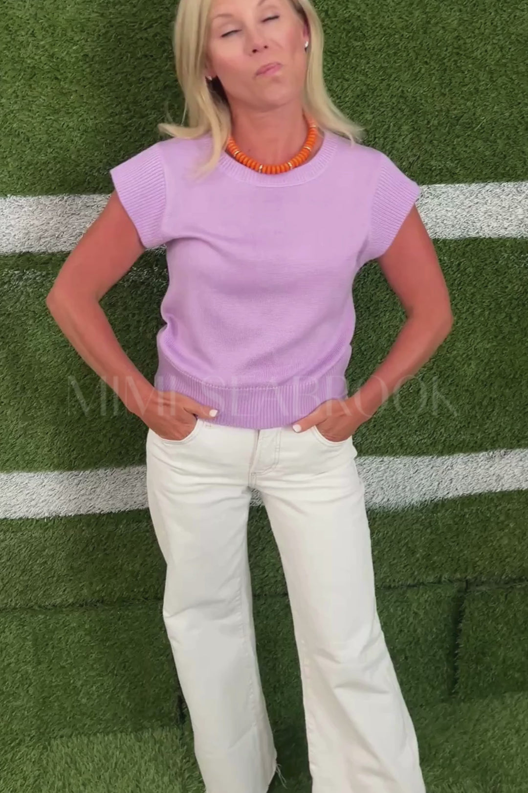 Brynn top, purple