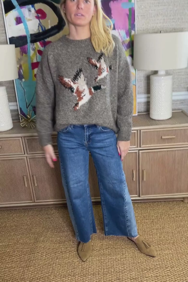 Mallard sweater, mocha