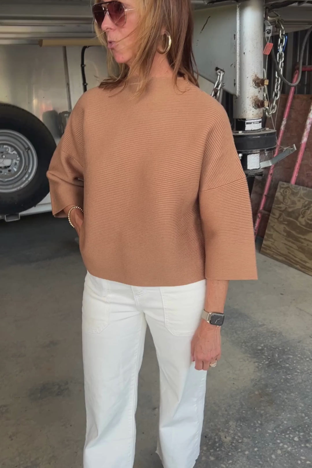 Kenly sweater, camel