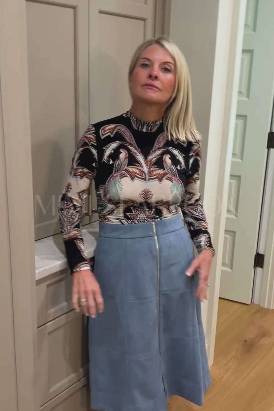 Tapestry Dream Jersey Blouse by Farm Rio