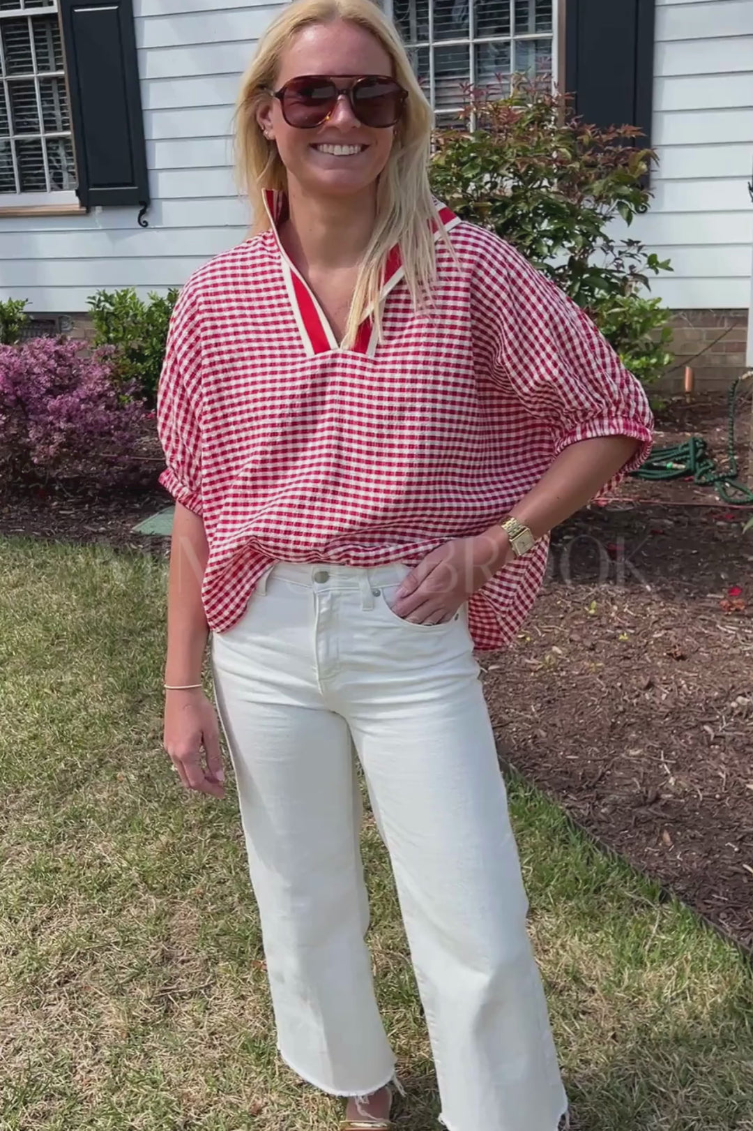 Loma top, red