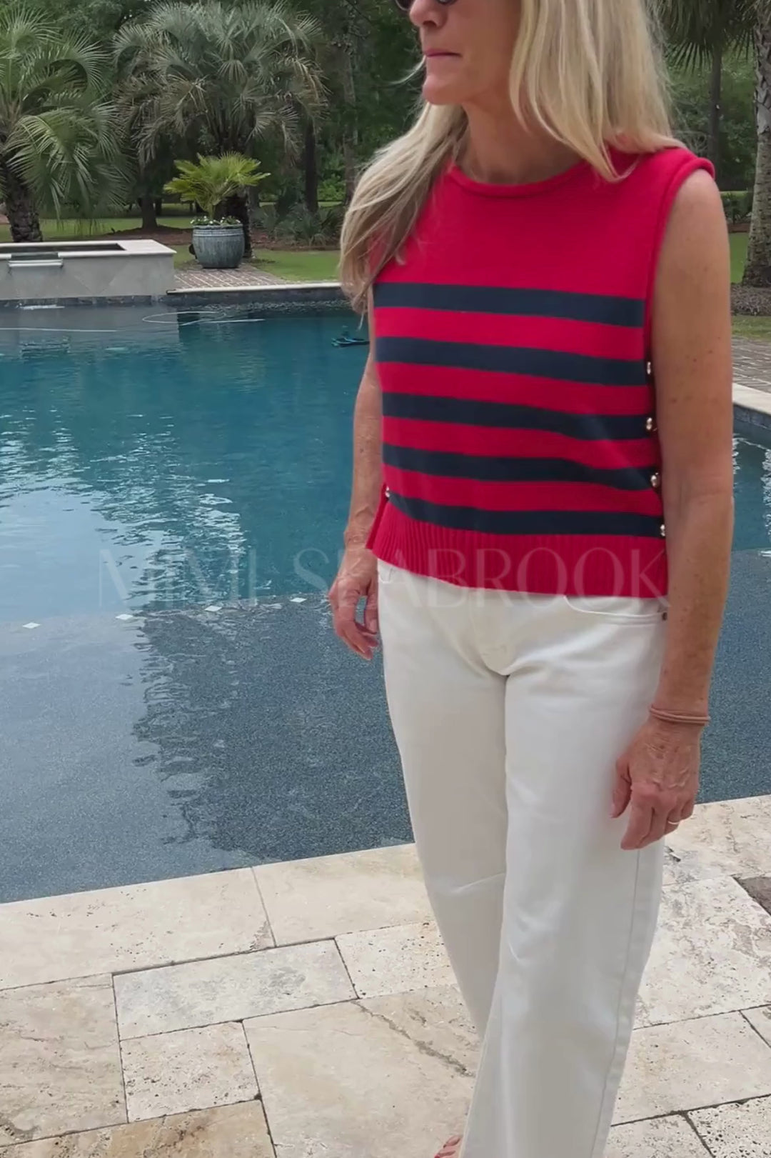 Salem top, red