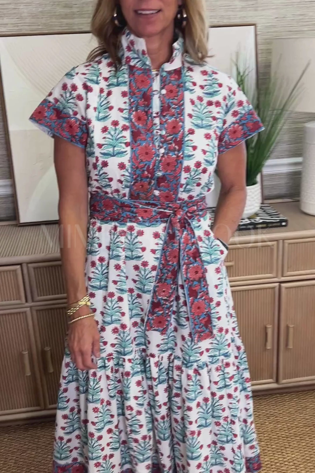 Folly Maxi Dress, Starburst by Victoria Dunn