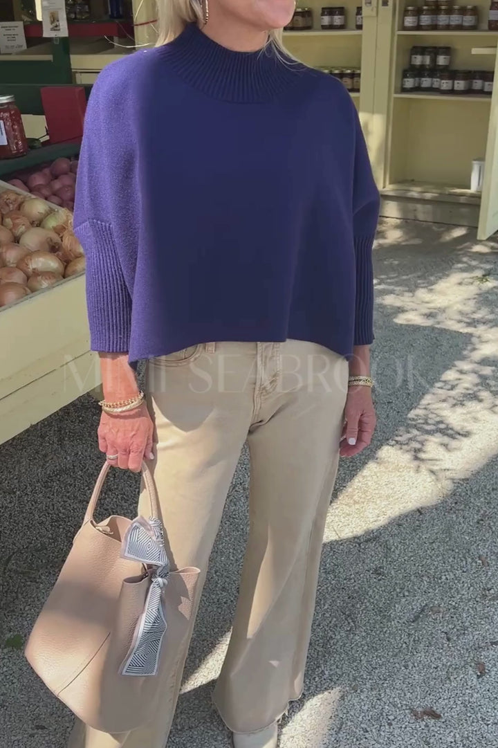 Sophia Sweater, navy by Briton Court