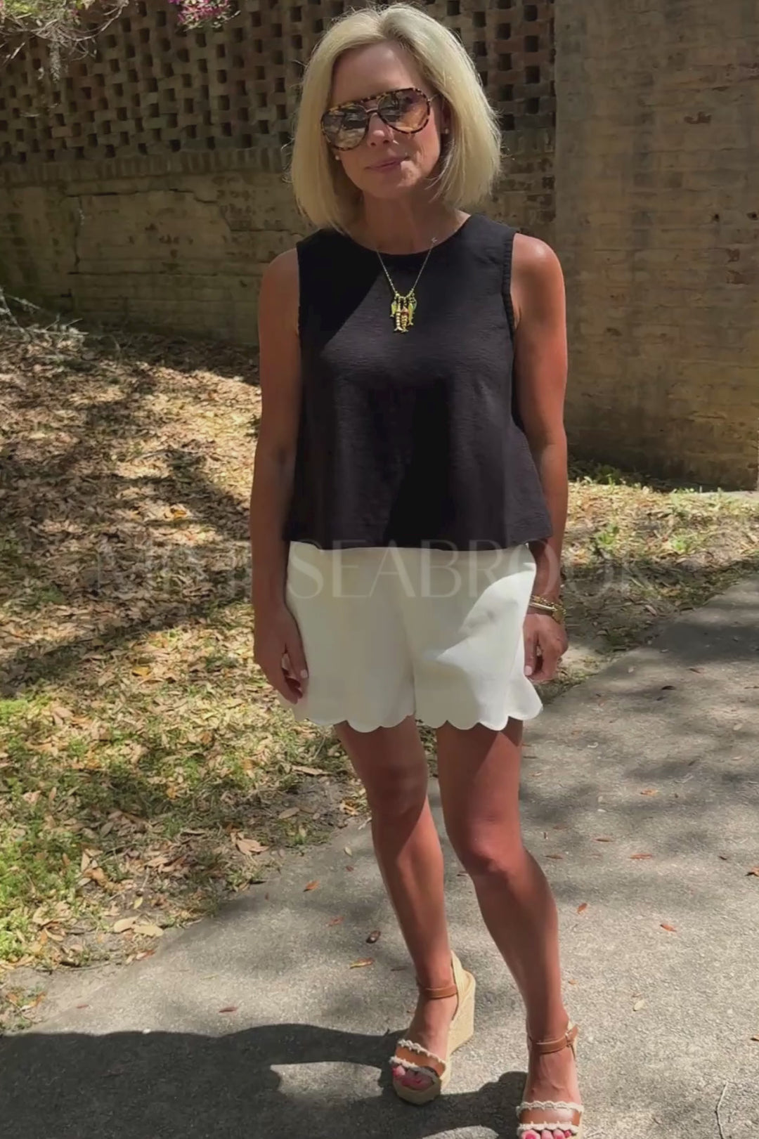 Mavis top, black