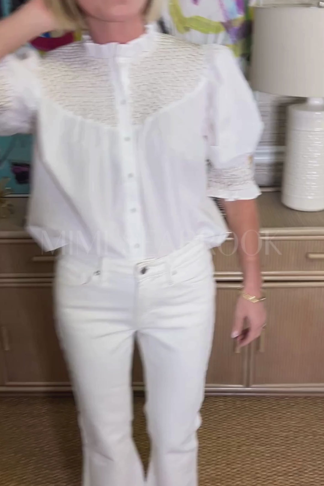 Brittany top, off white