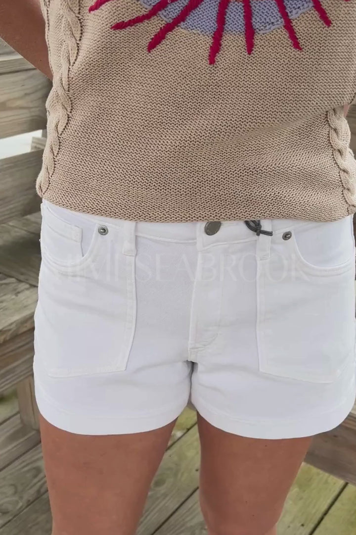 Alina denim shorts