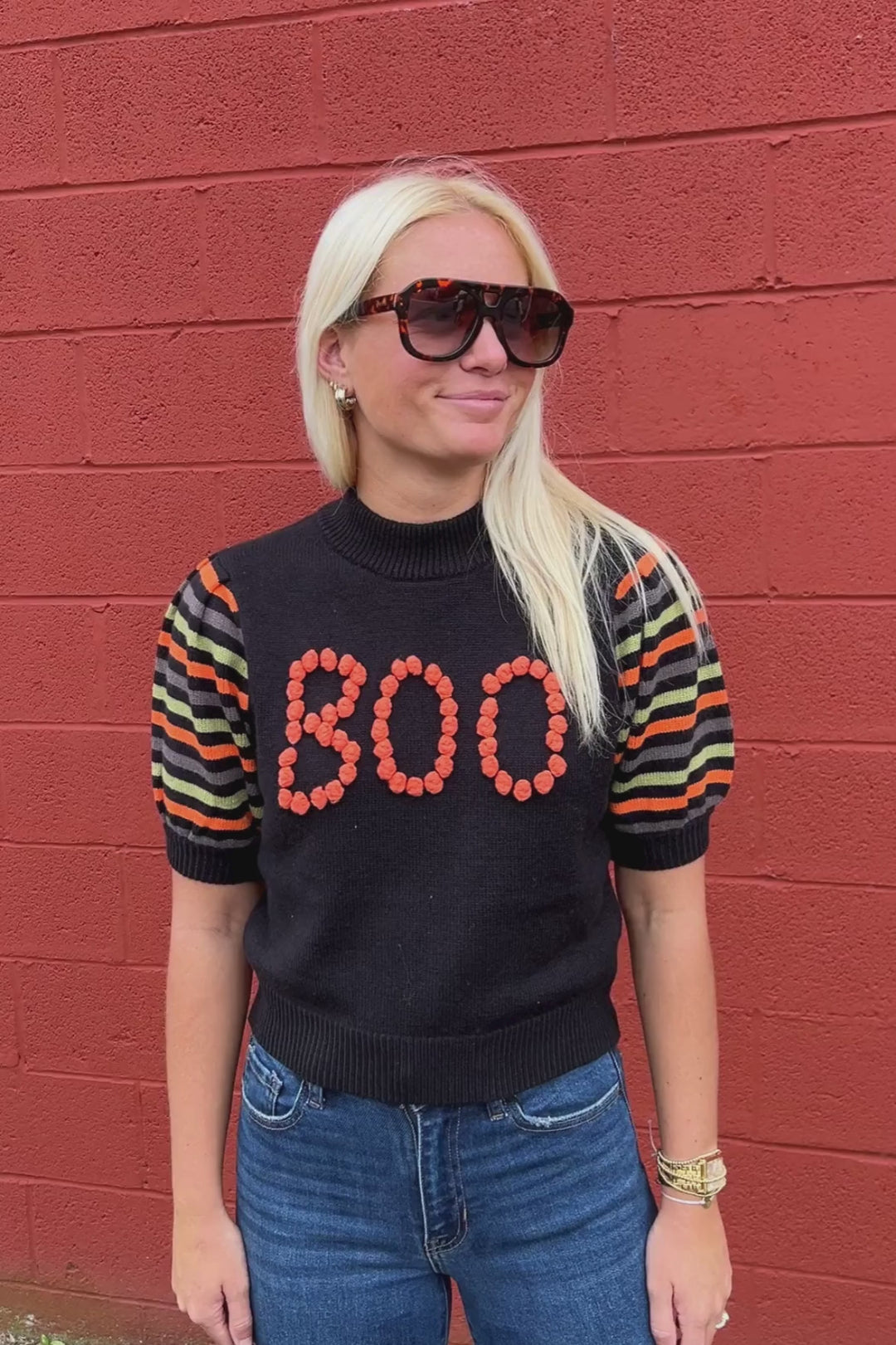 BOO sweater, black