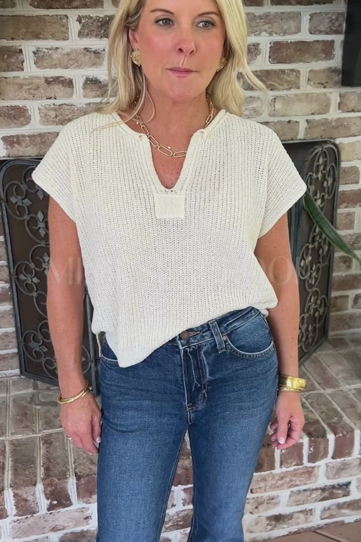 Monique sweater, cream