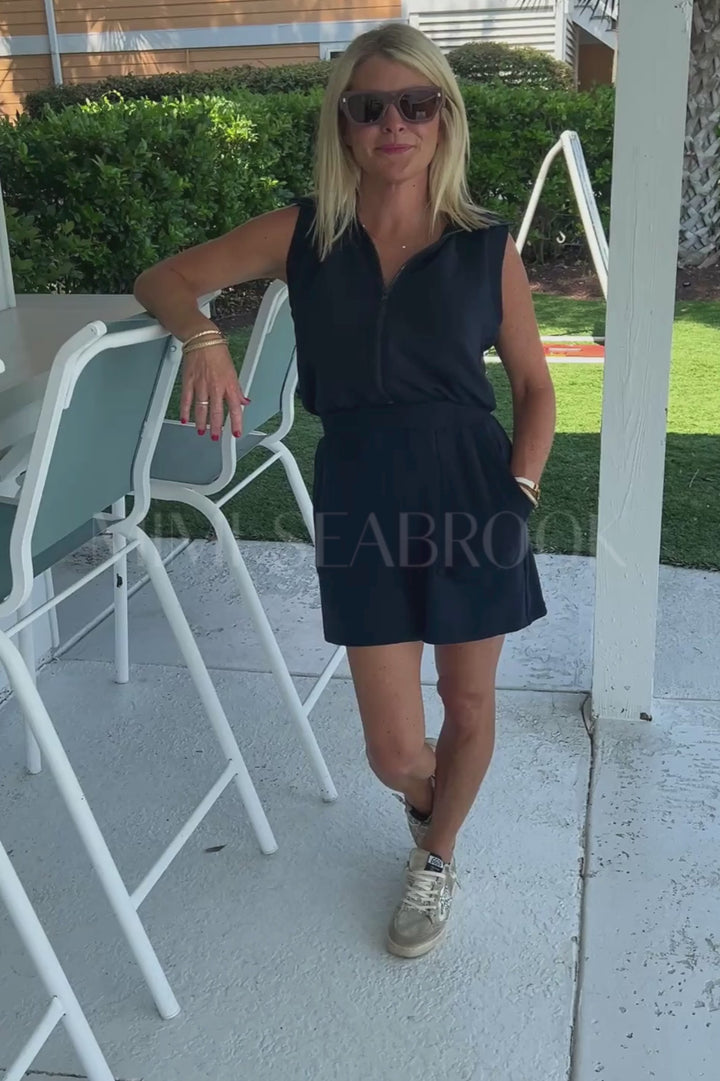Rida romper, navy