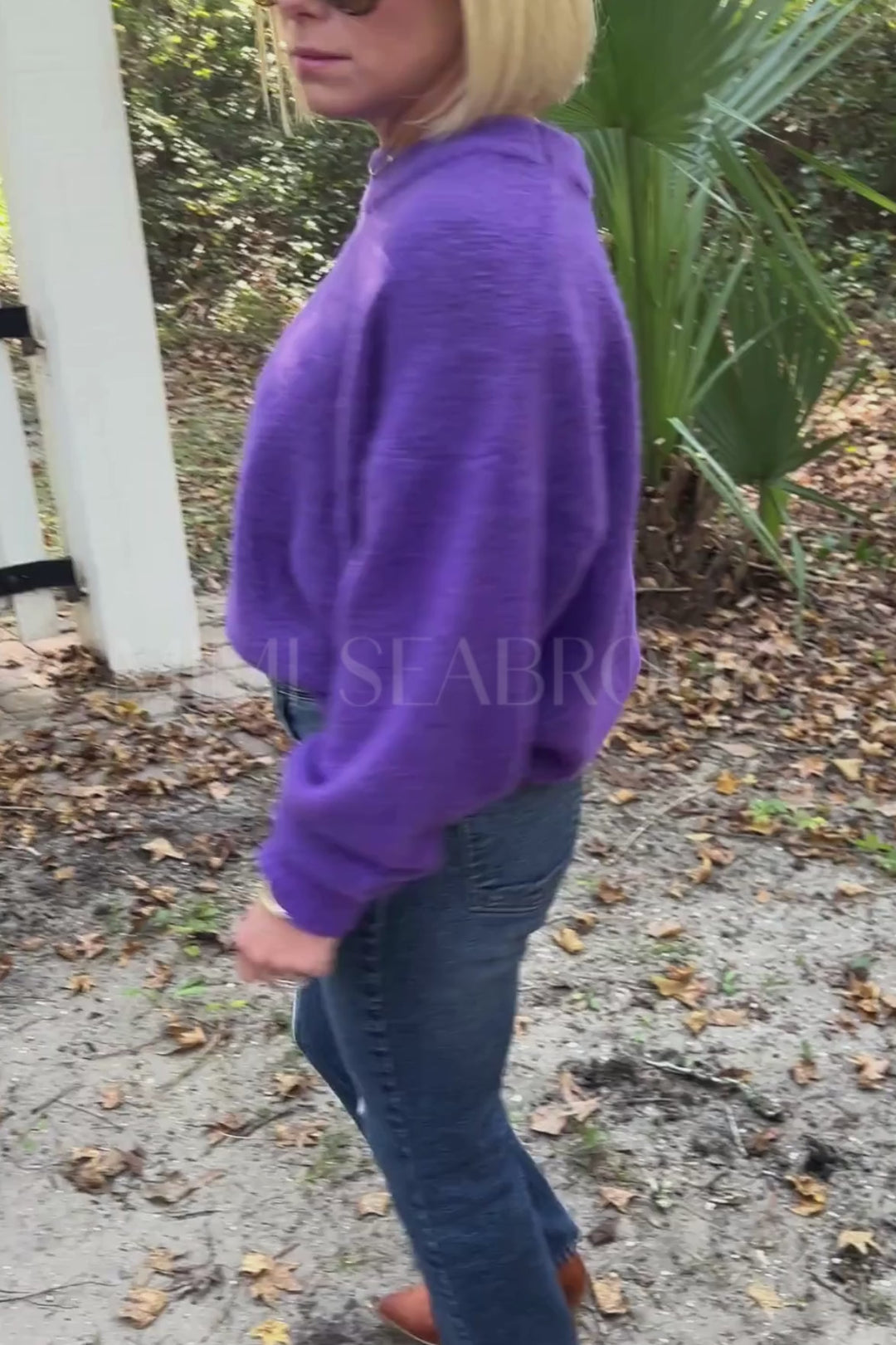 Darla sweater, purple