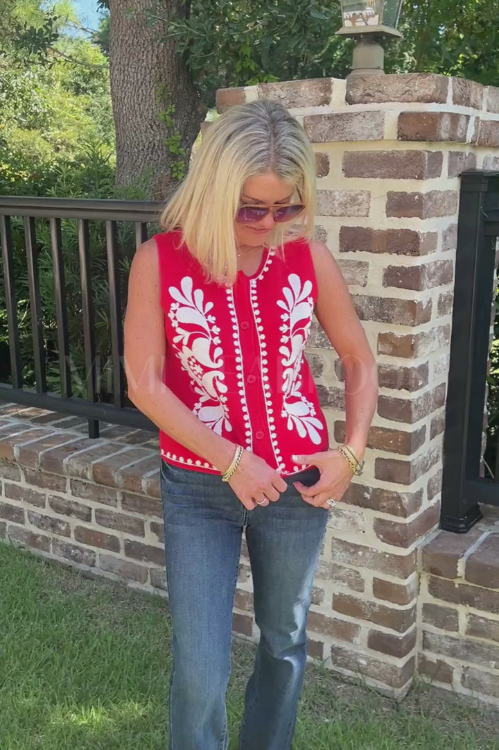 Harmoni top, red