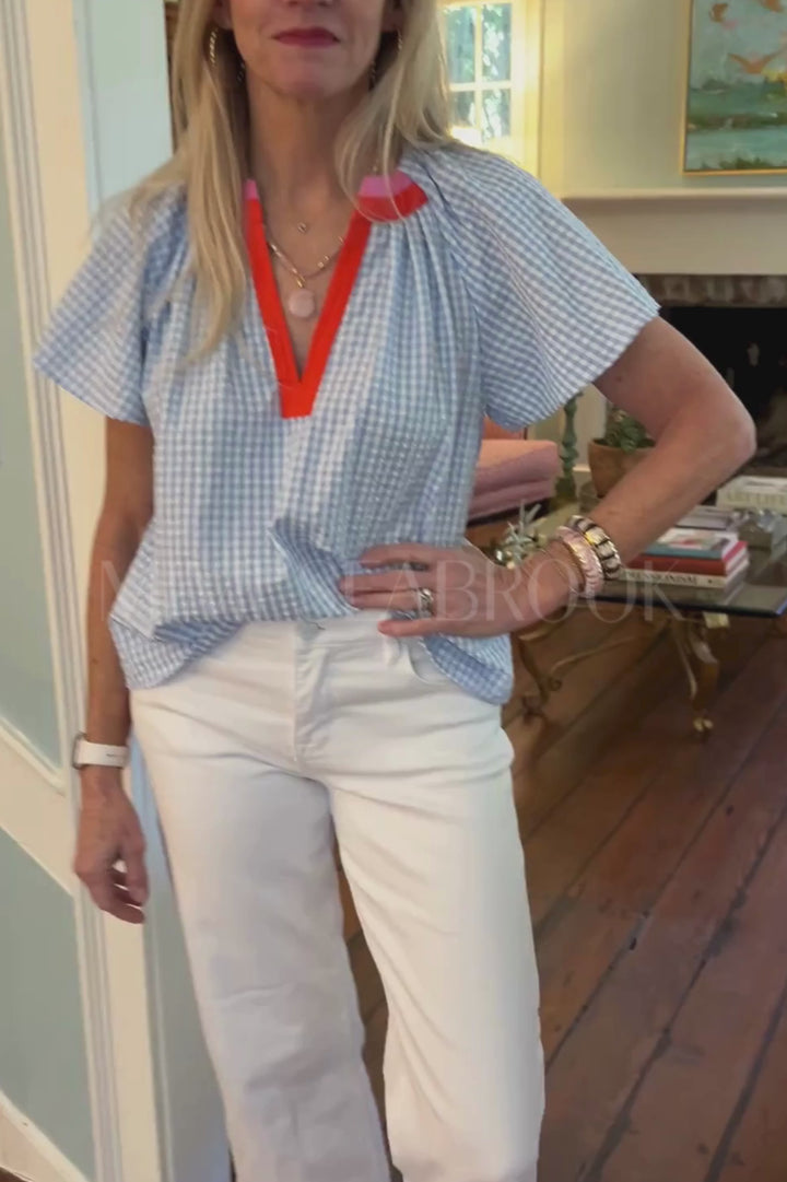 Cooper top, light blue