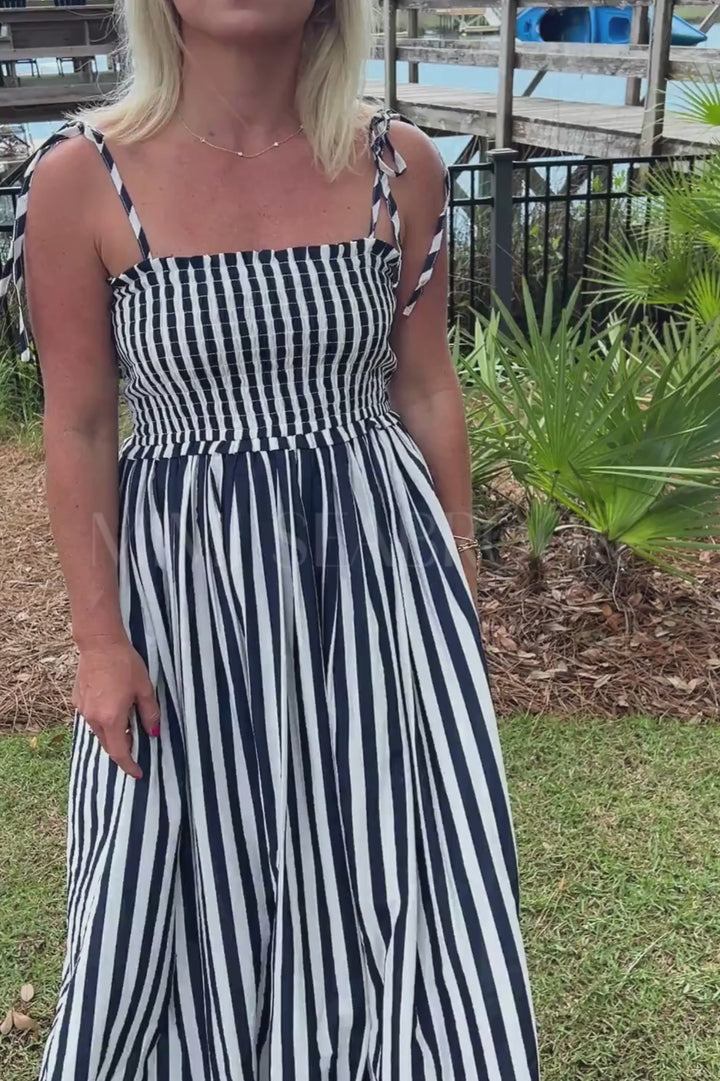 Robbins dress, navy