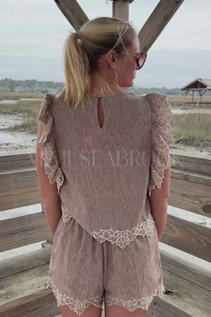 Abalone shorts, brown