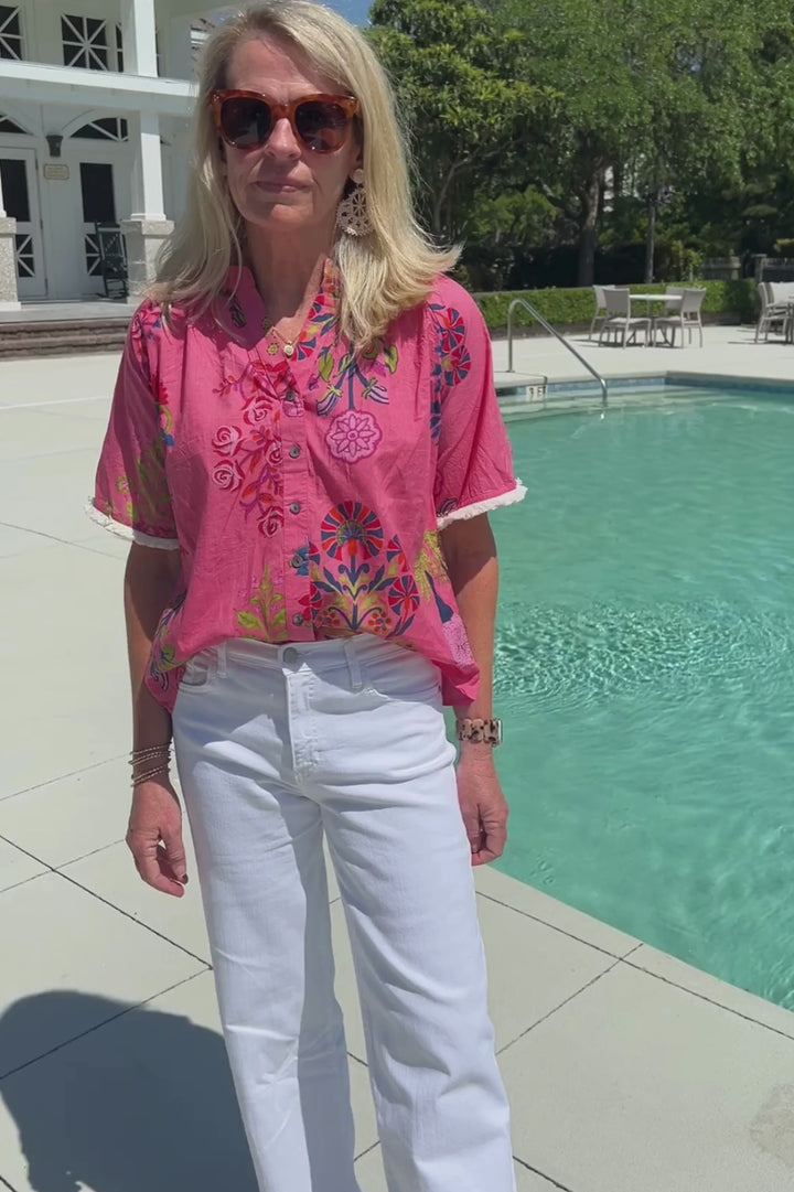 Mariah top, pink