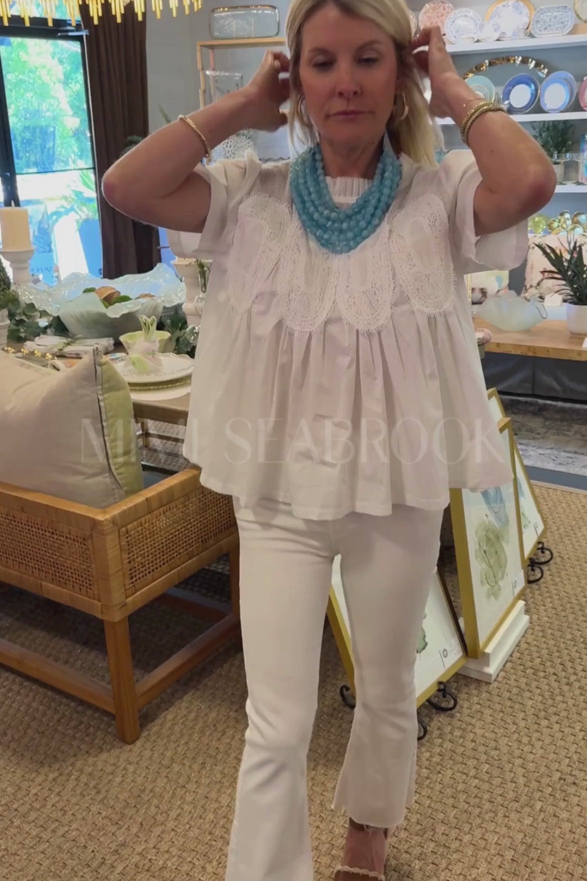 Lucas top, white – Mimi Seabrook