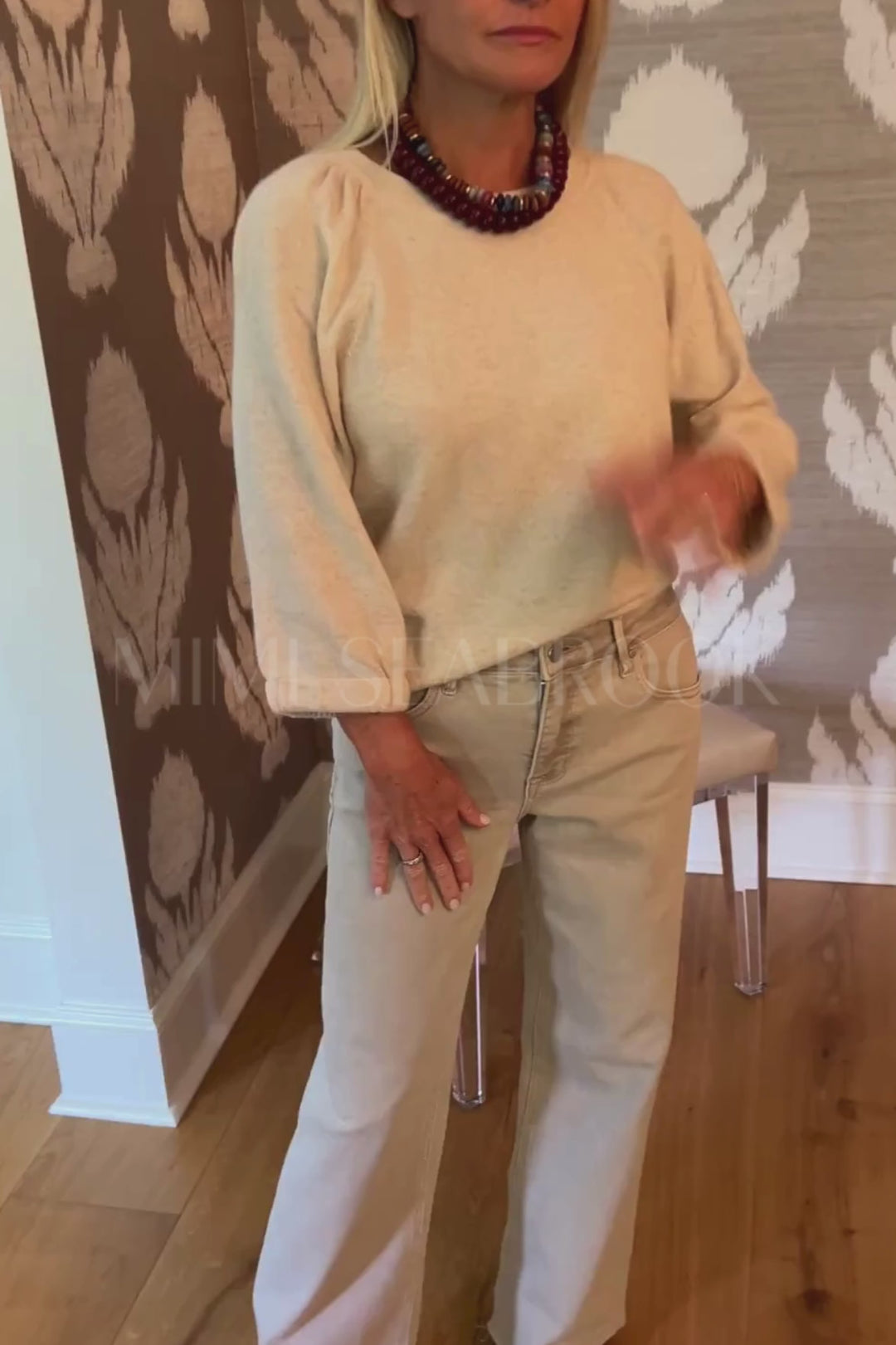 Carlin sweater, oatmeal