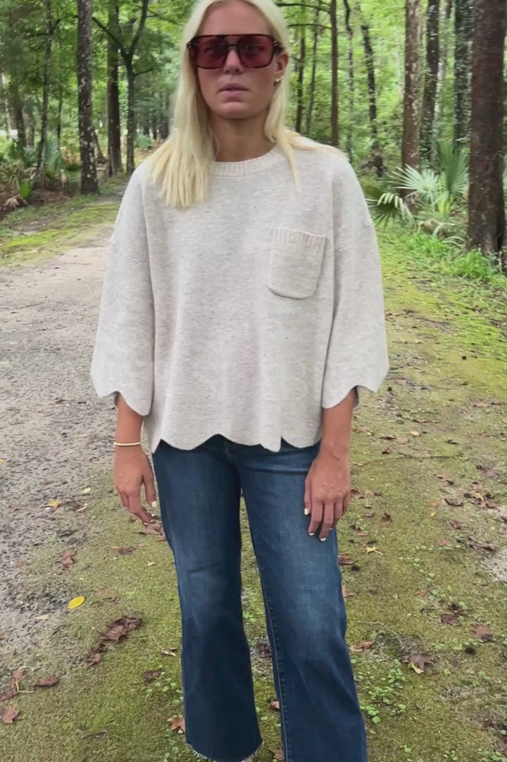Alicia sweater, oatmeal