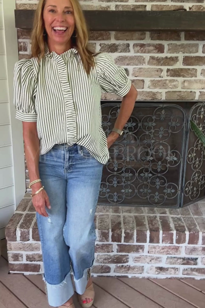 Kelsay top, olive