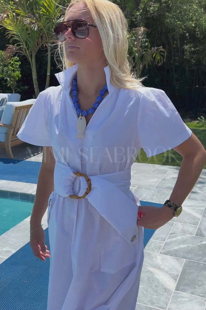 Waterford dress by Holly Shae, white