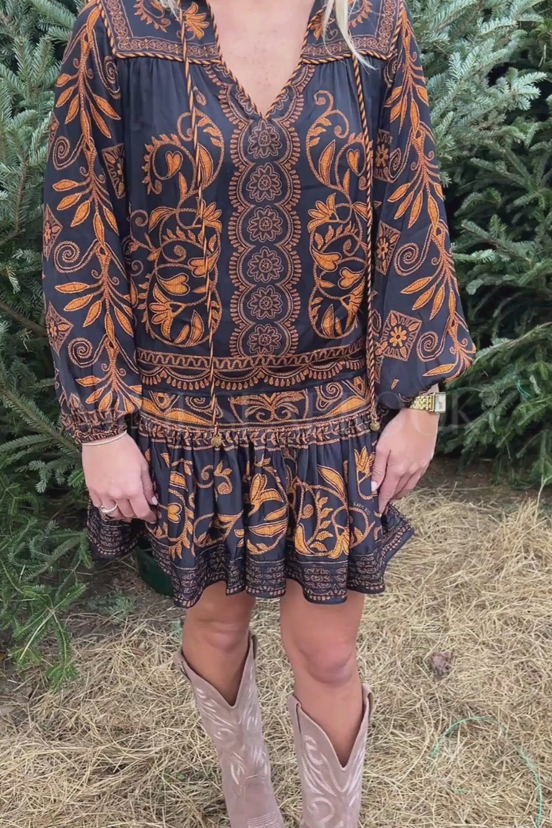 Cornely Ainika Black Blouse by Farm Rio