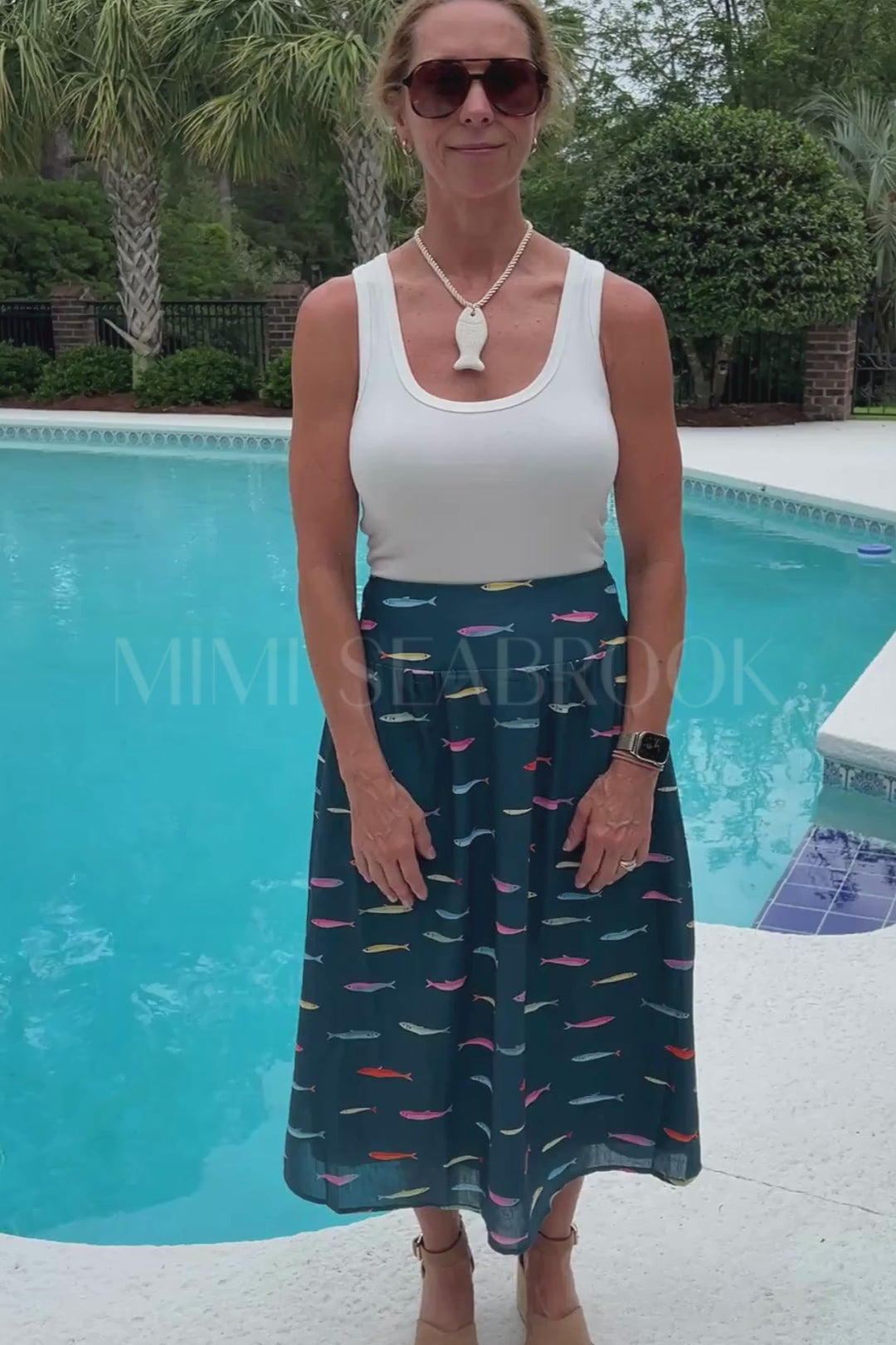 Koda skirt, teal