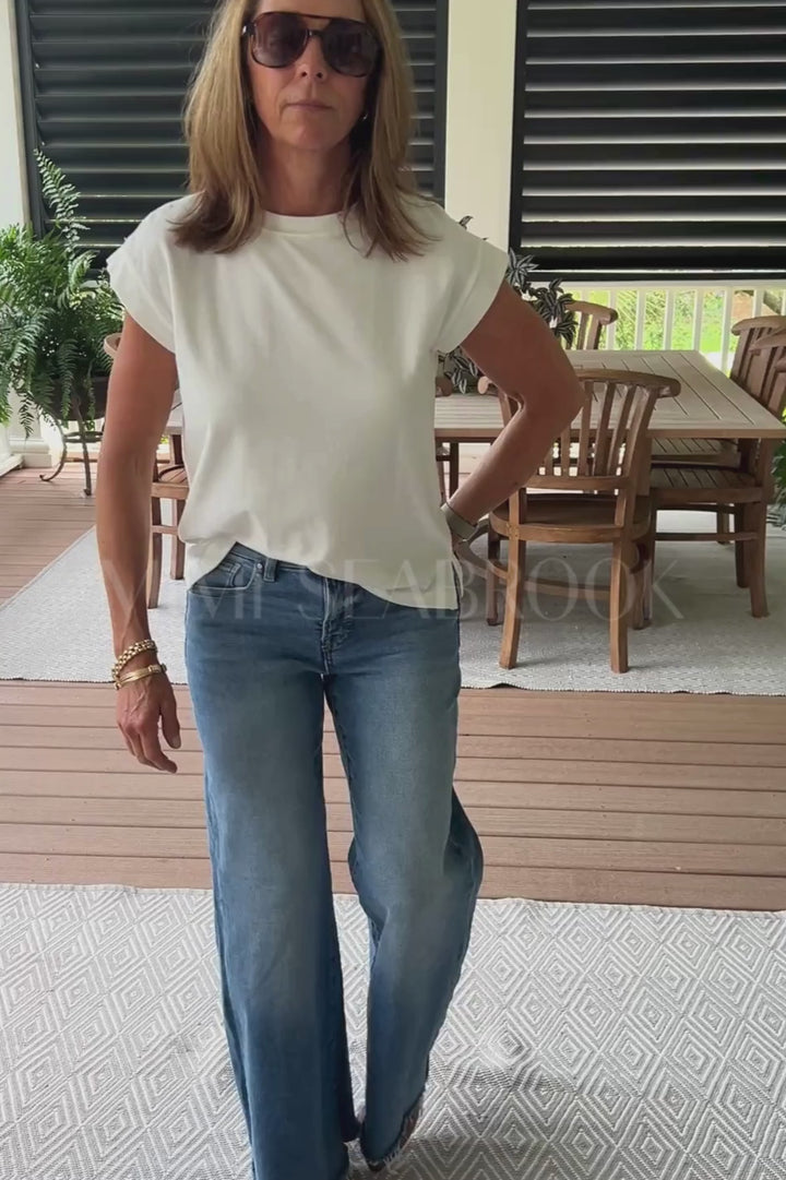 Cullen top, ivory