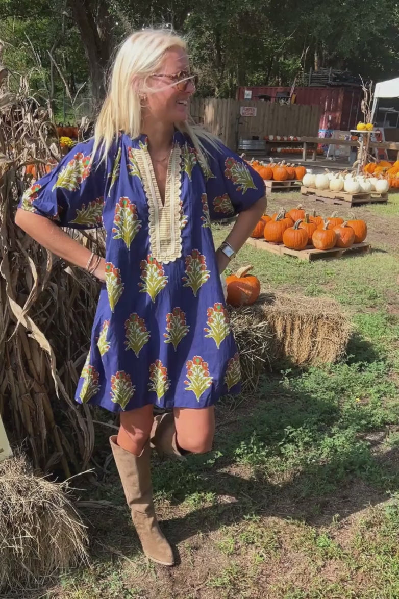 Hanover dress, navy