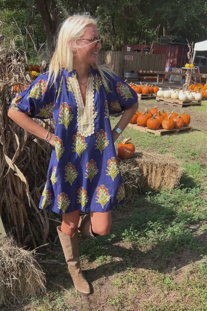 Hanover dress, navy