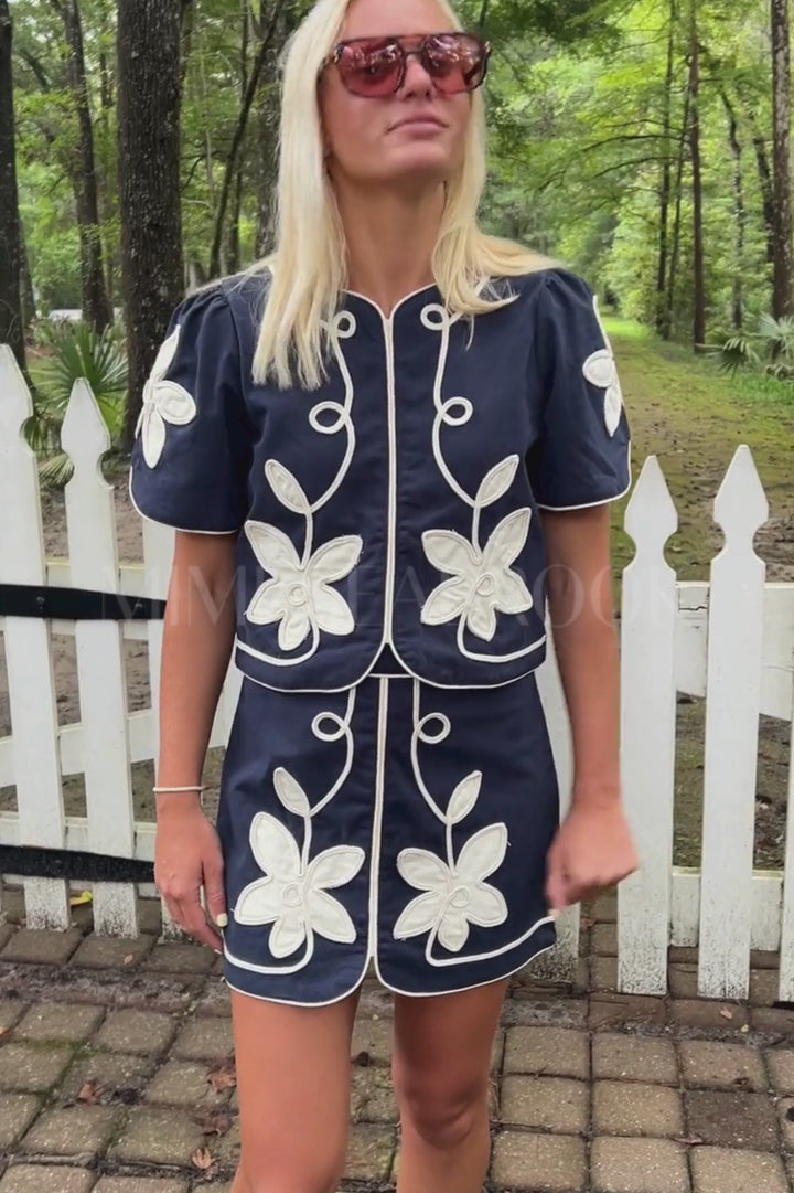 Annora top, navy