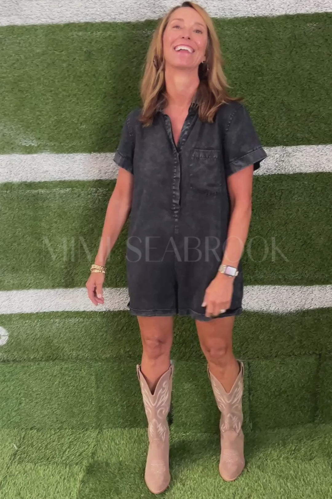 Kasa romper, black
