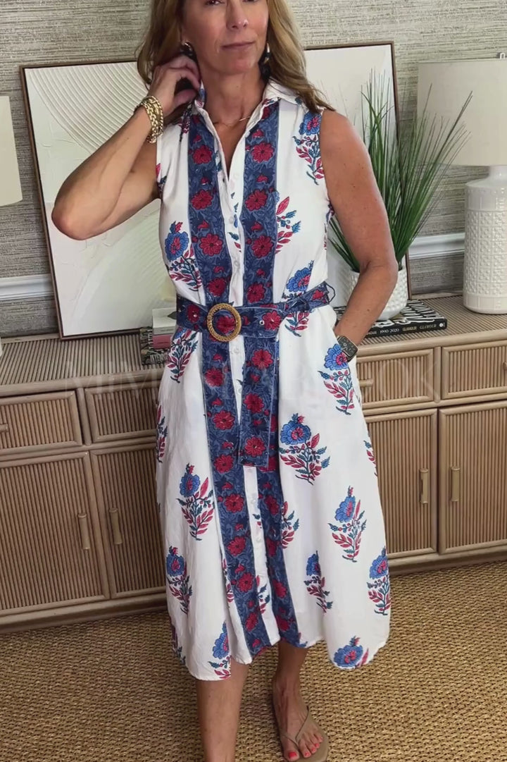Hazel Dress, Ultramarine by Victoria Dunn